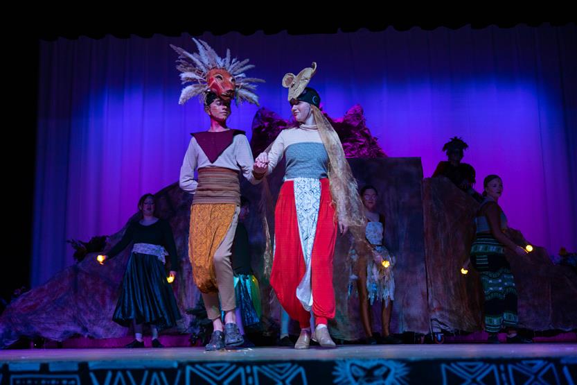 Fairview Middle students perform The Lion King, Jr.